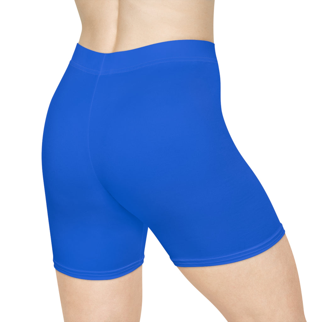 Women's Biker Shorts | Royal Blue Compression Activewear