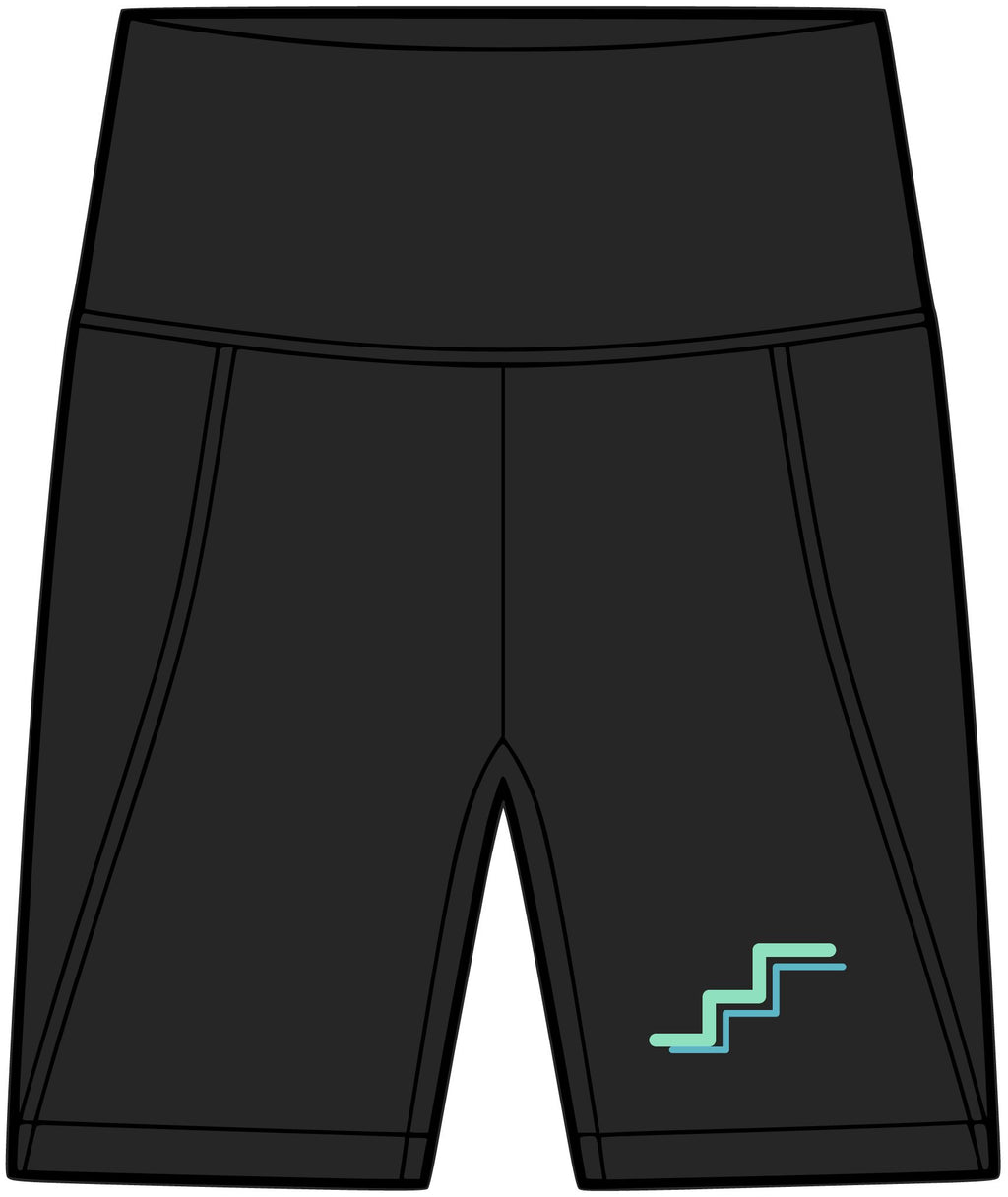 Mint Switchback | Women's Biker Shorts with Pockets