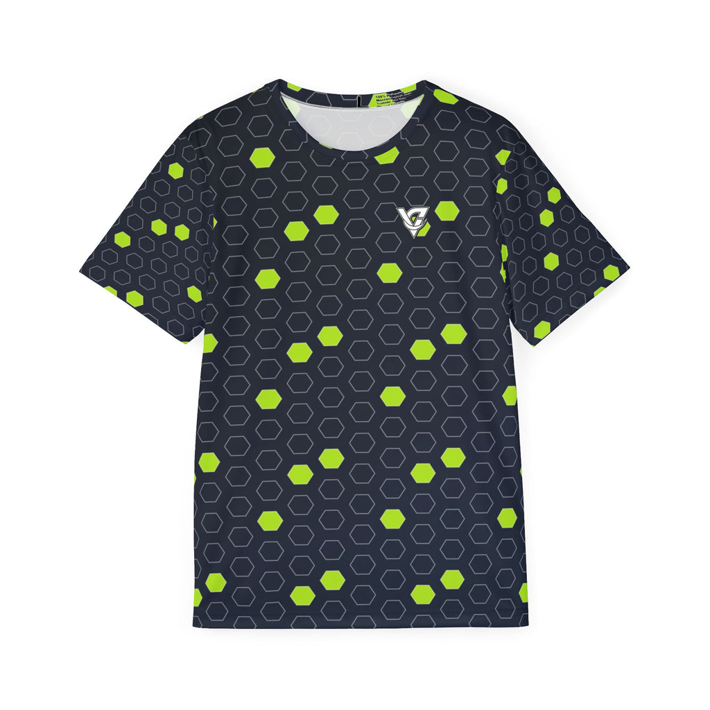 Soccer Volt Night Hex Pitch Men's Sports Jersey