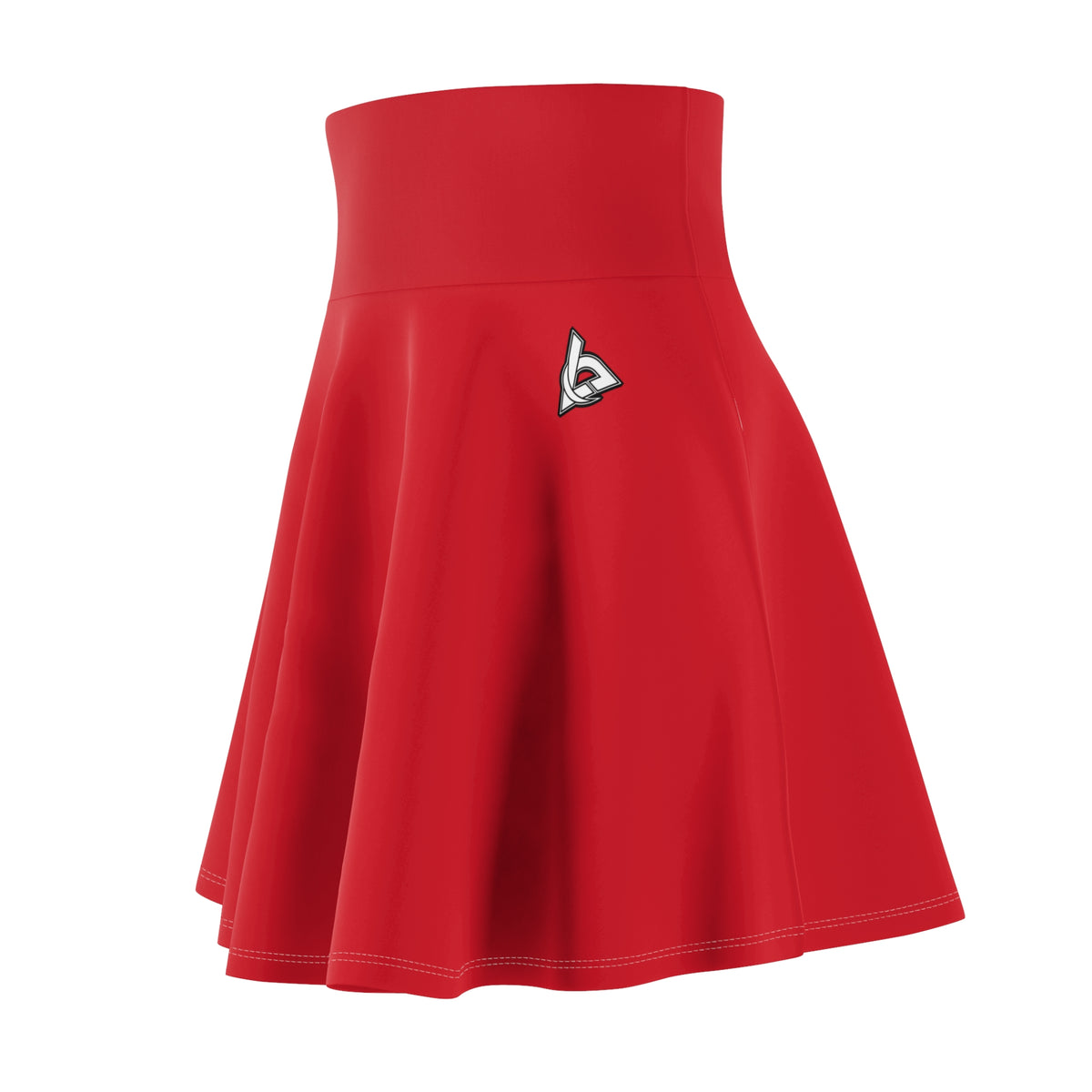Vantacore Solid Red Women's Athletic Skater Skirt
