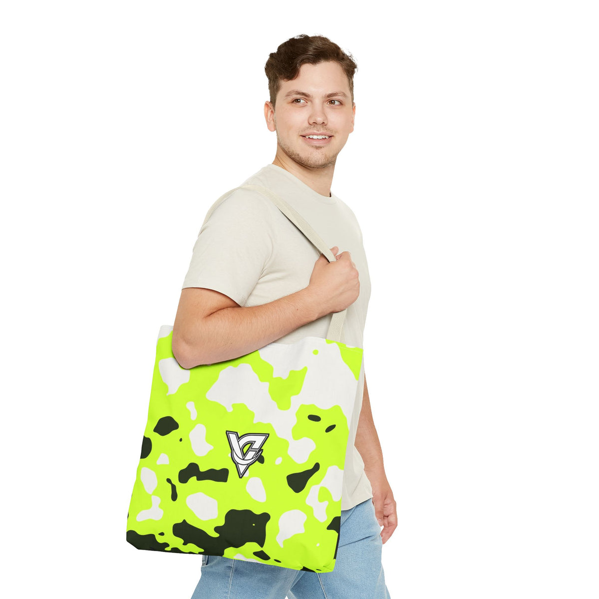 Volt Magma Tote Bag — All-Over Print Gym & Everyday Tote
