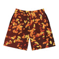Men's Sunset Orchard Falling Leaves Performance Jogger Athletic Shorts with Pockets