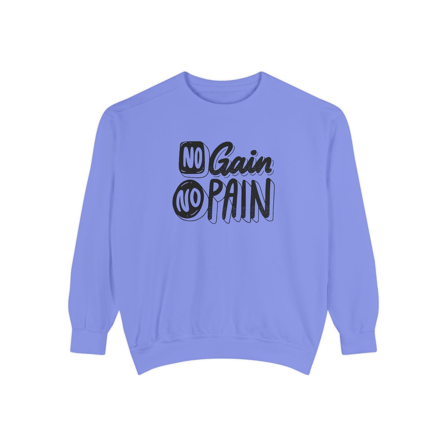 No Gain No Pain Sweatshirt | Motivational Fitness Crewneck