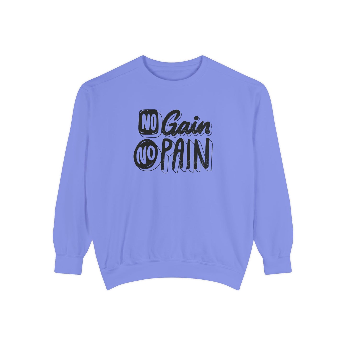 No Gain No Pain Sweatshirt | Motivational Fitness Crewneck