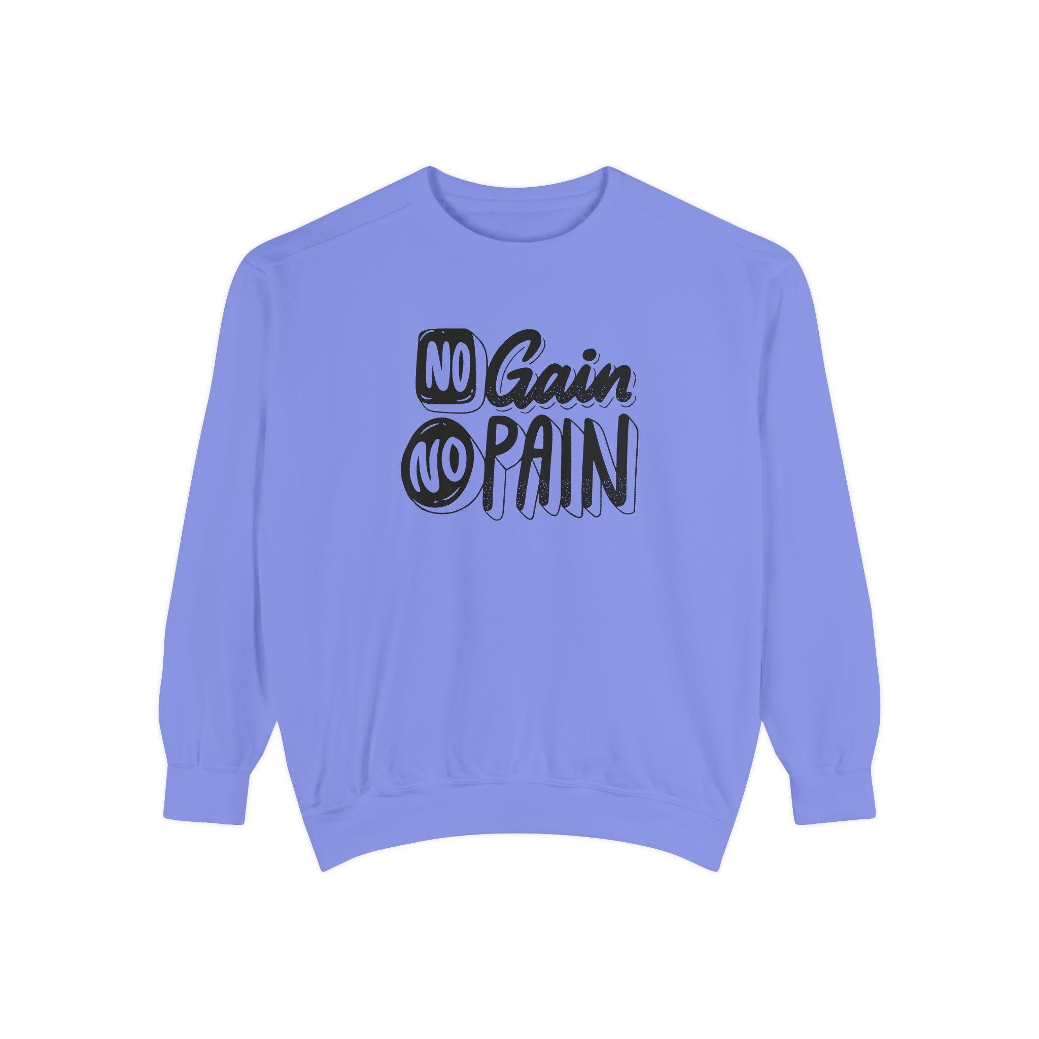No Gain No Pain Sweatshirt | Motivational Fitness Crewneck
