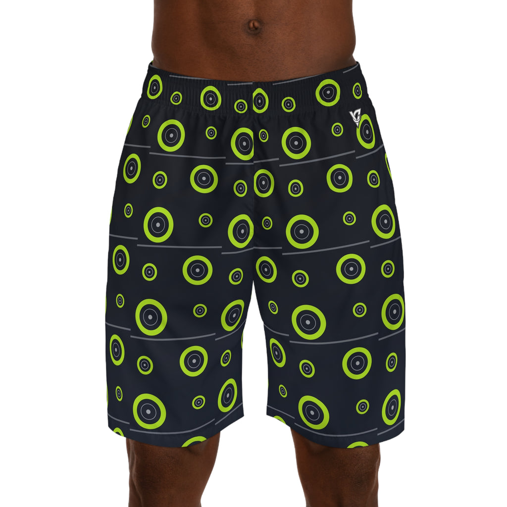 Training & Gym Volt Night Iron Plate Men's Athletic Shorts with Pockets