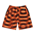 Men's Rust Ripple Performance Jogger Athletic Shorts with Pockets