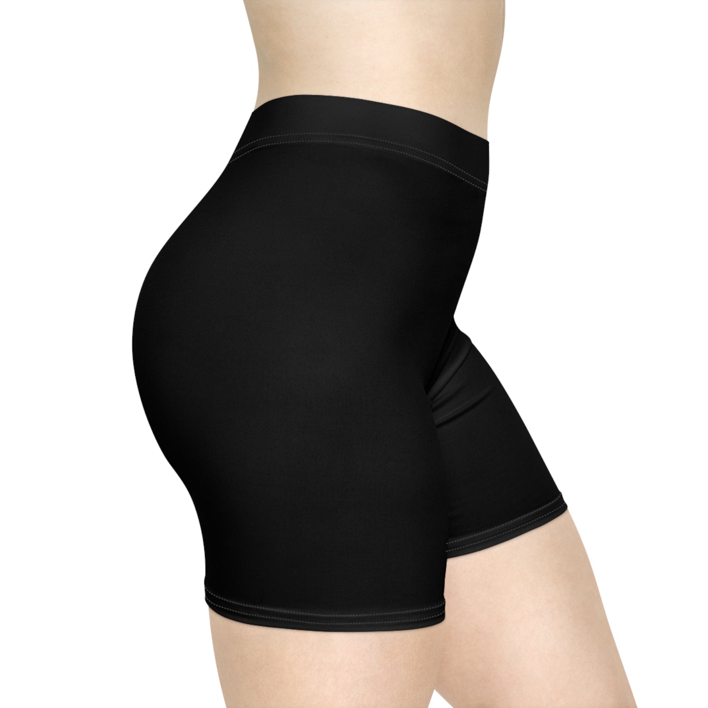 Women's Biker Shorts | Black Compression Activewear