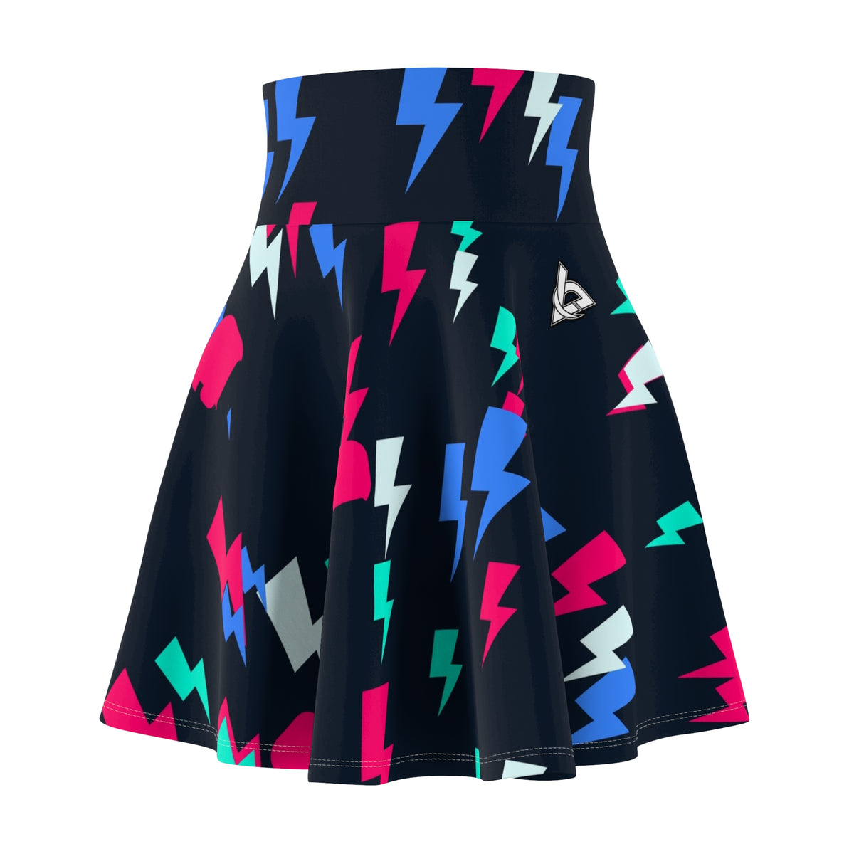 Combat Sports Arctic Neon Bolt Strike Women's Athletic Skater Skirt