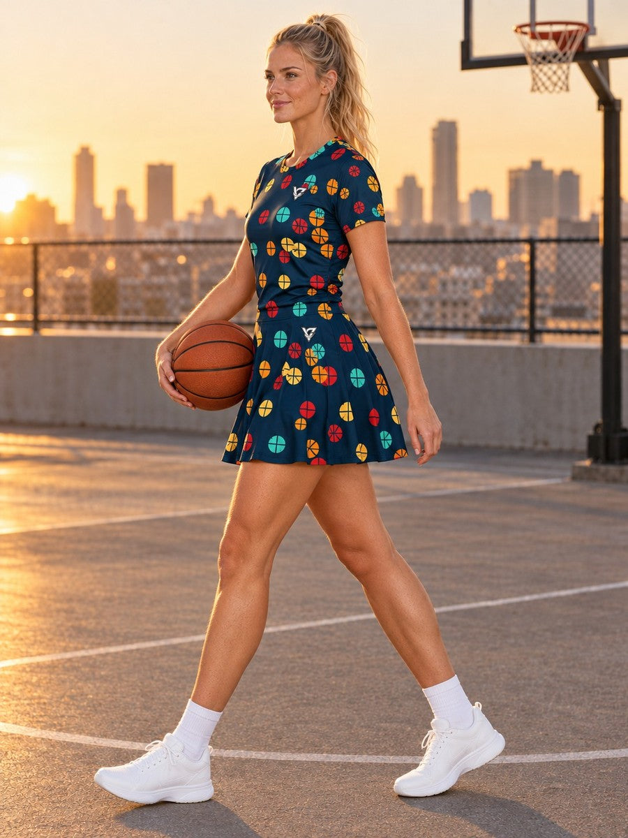 Basketball Tropic Heat Icon Storm Women's Sports Jersey - side view