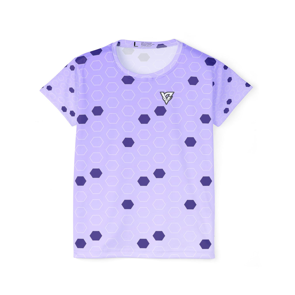 Soccer Lavender Mist Hex Pitch Women's Sports Jersey