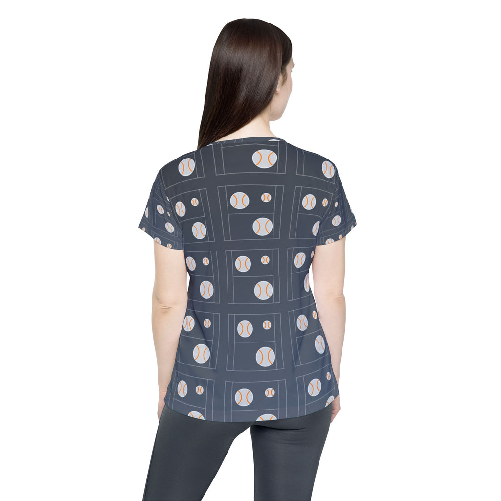 Tennis Slate Storm Baseline Seam Women's Sports Jersey