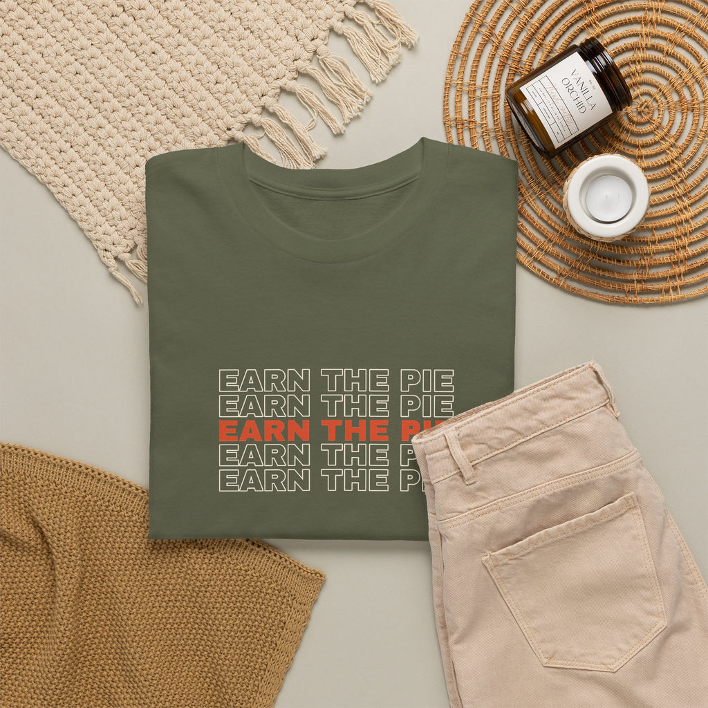Earn The Pie | Men's Graphic Gym T-Shirt