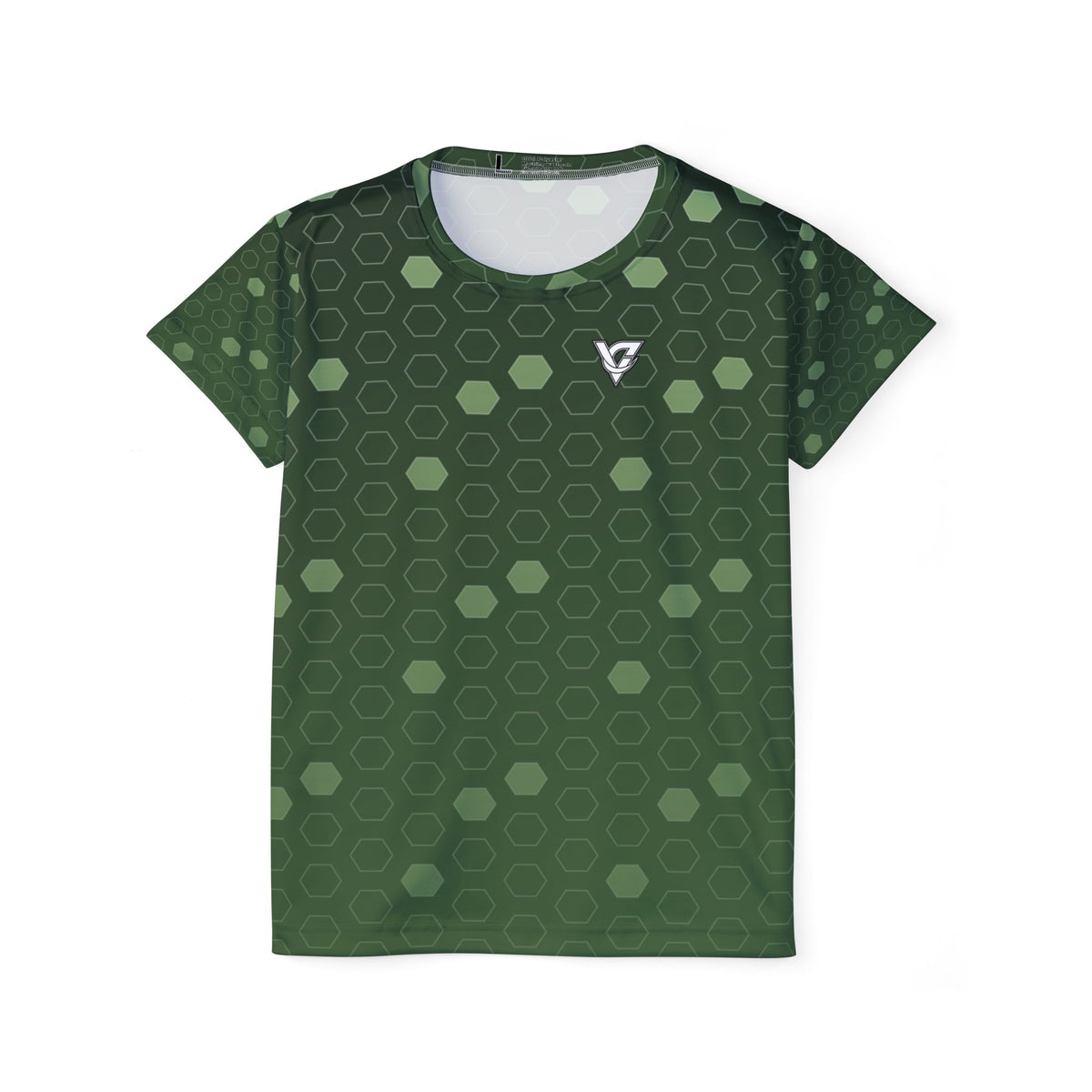 Soccer Forest Camo Hex Pitch Women's Sports Jersey
