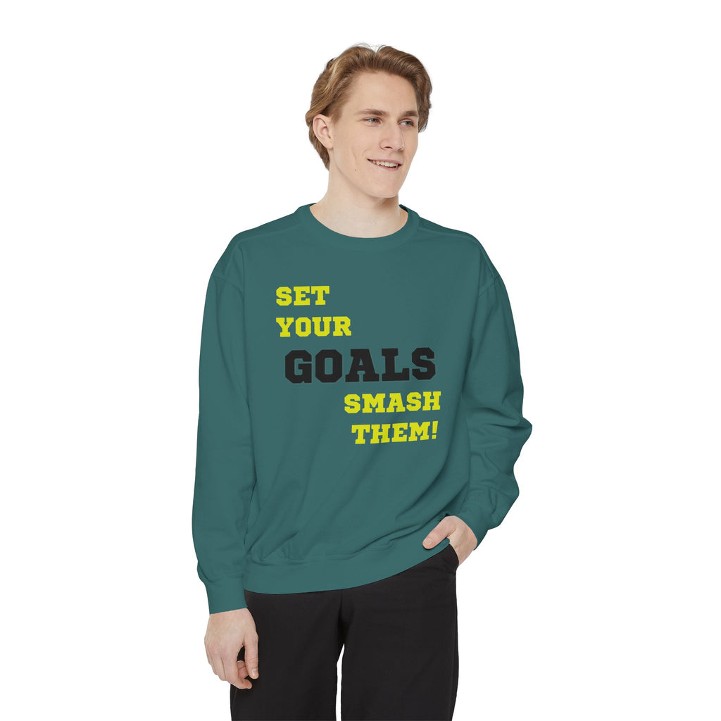Set Goals | Motivational Crewneck Sweatshirt