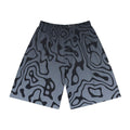 Men's Steel Tiger Stripe Athletic Sports Shorts