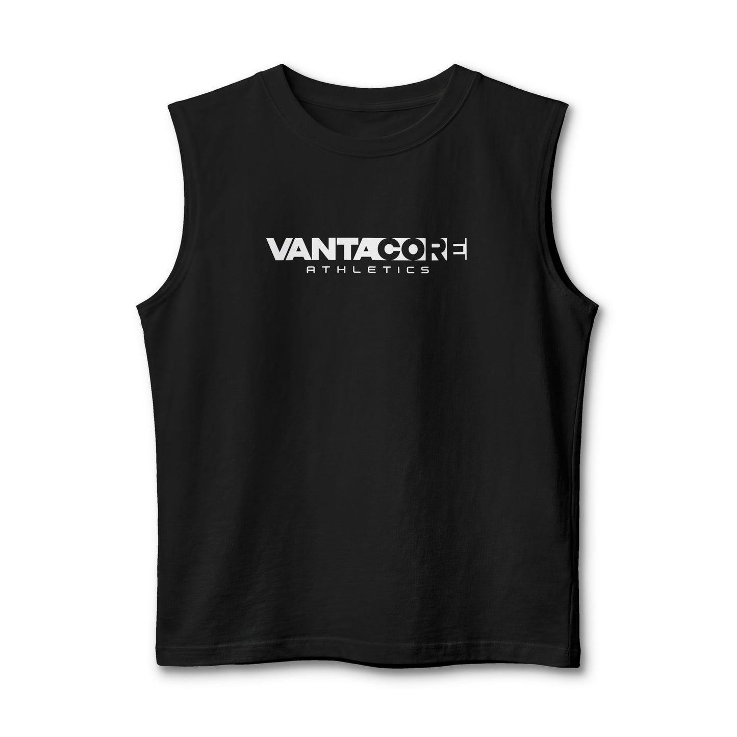 Vantacore Athletics Muscle Tank — Minimal Logo Workout Tank Top