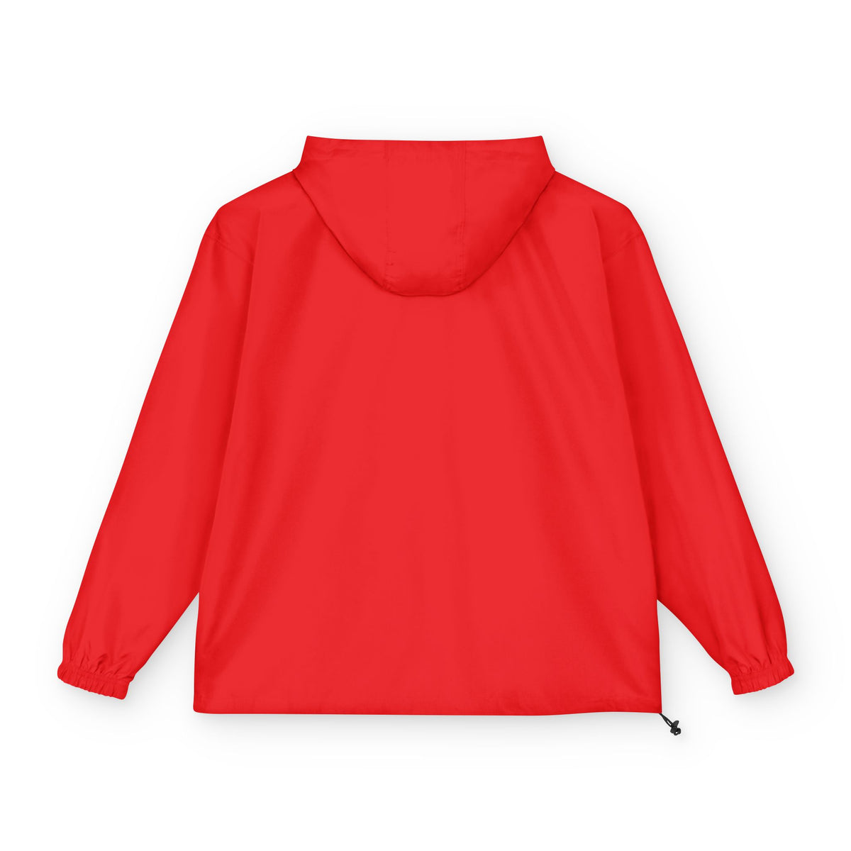 Packable Anorak Jacket — Lightweight Orange Windbreaker with Subtle Chest Logo