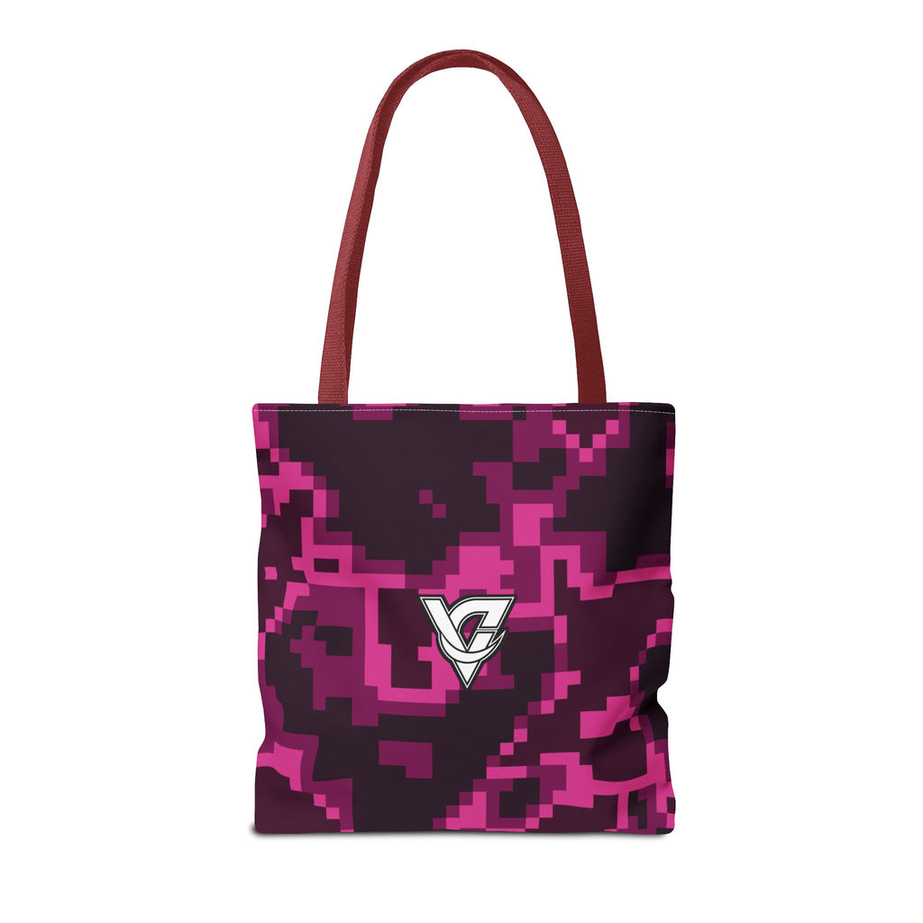 Berry Digital Camo Tote Bag — All-Over Print Gym & Everyday Tote