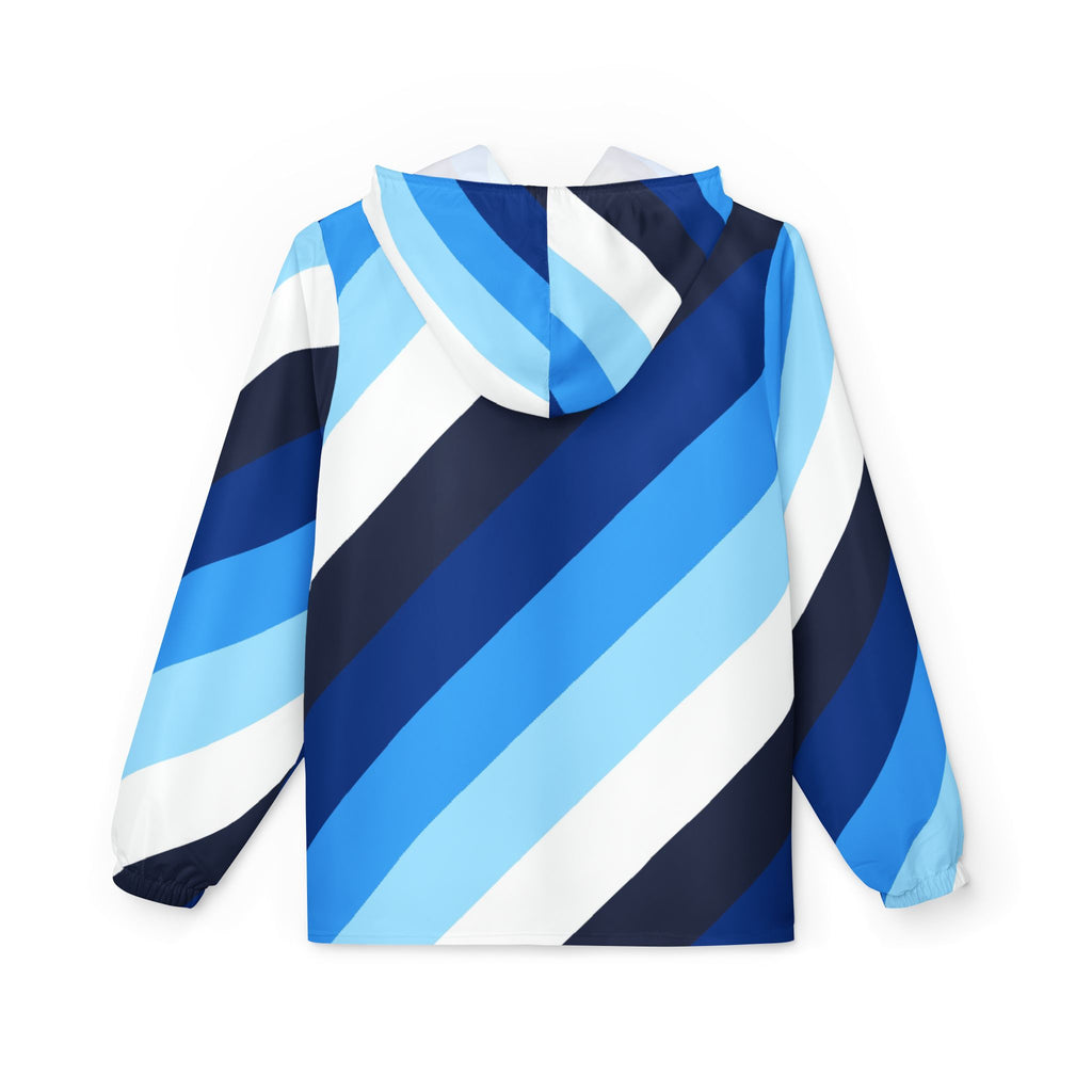 Ocean Stripe Women's Windbreaker Jacket