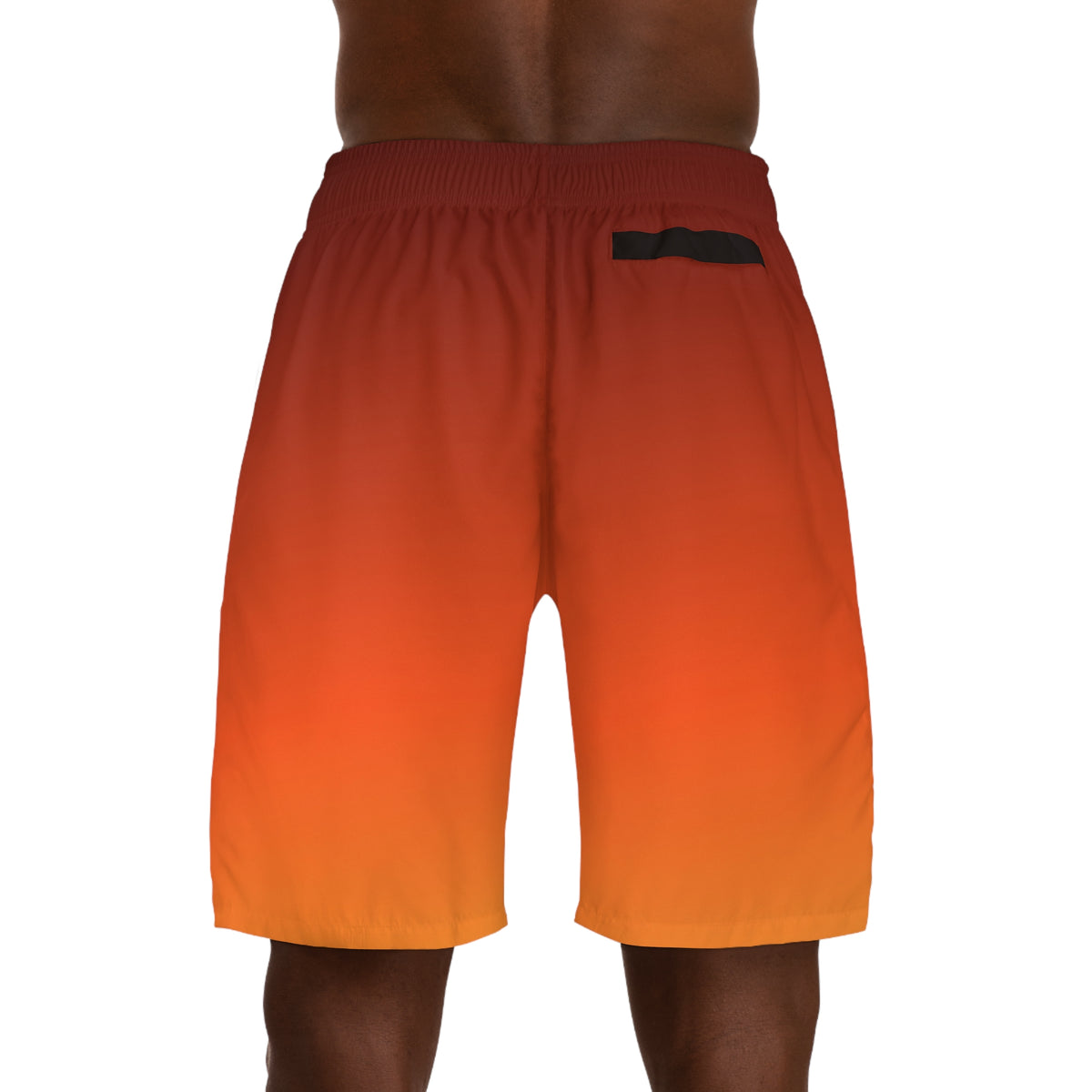 Men's Ember Ombre Performance Jogger Athletic Shorts with Pockets