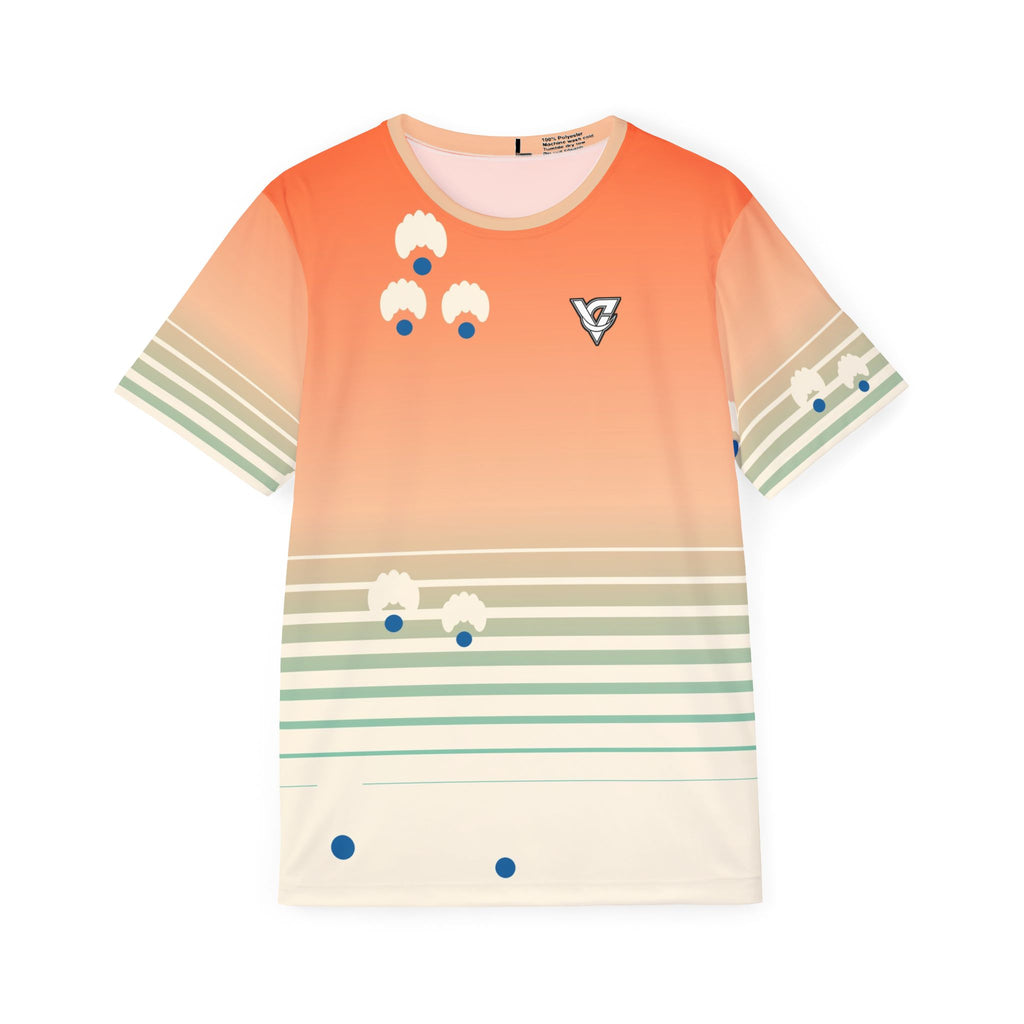 Yoga Papaya Splash Horizon Fade Men's Sports Jersey