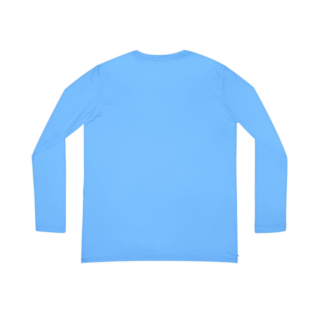 Sky Blue Essential Women's Long Sleeve V-Neck Athletic Top