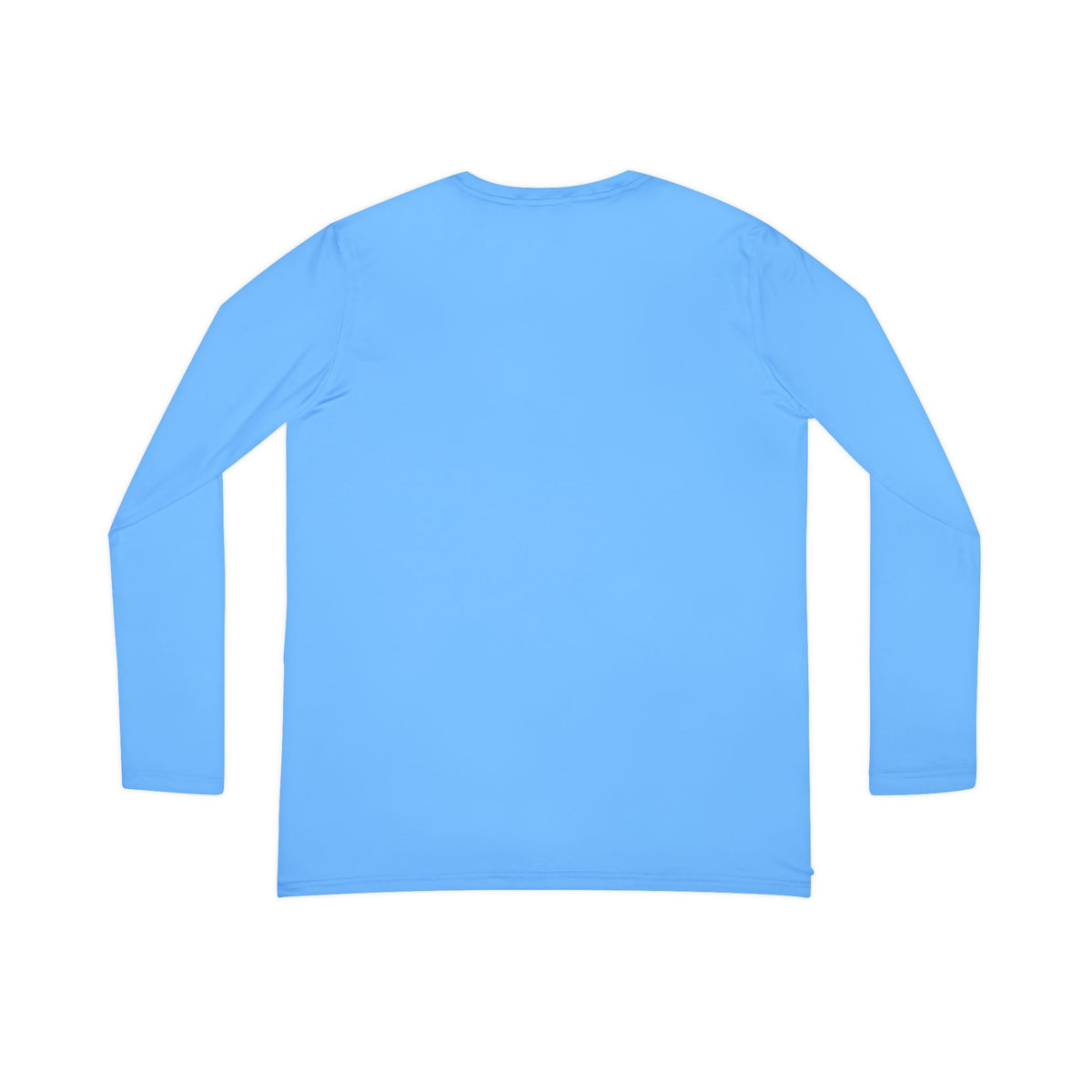 Sky Blue Essential Women's Long Sleeve V-Neck Athletic Top