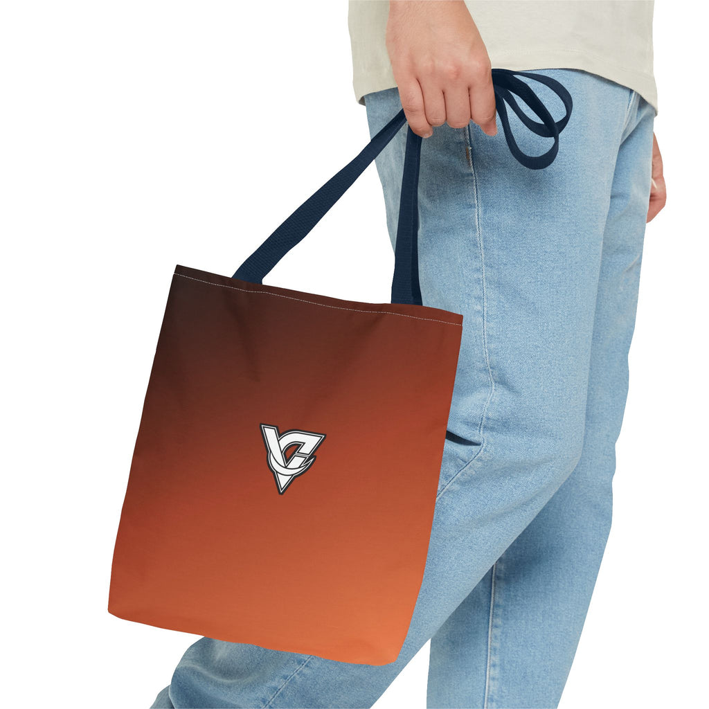 Terracotta Ombre Tote Bag — All-Over Print Gym & Everyday Tote