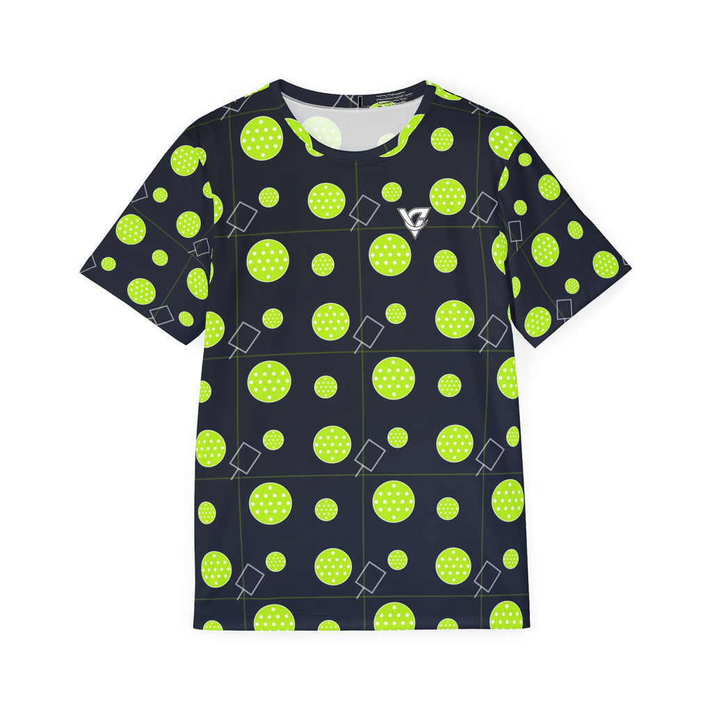 Pickleball Volt Night Dink Dot Men's Sports Jersey