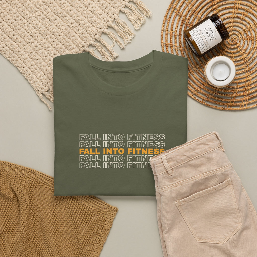 Fall Into Fitness | Men's Graphic Gym T-Shirt