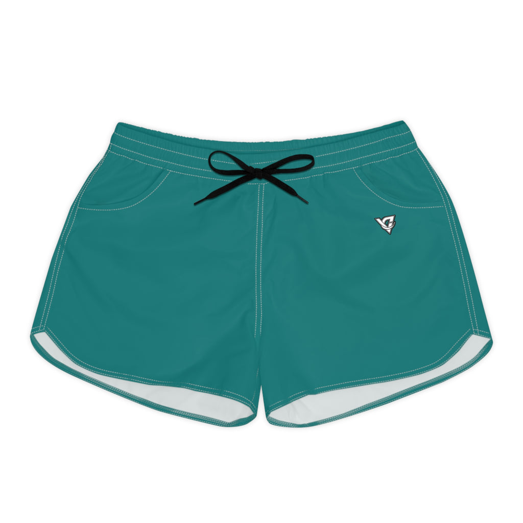 Women's Multipurpose Athletic Shorts with Pockets | Teal Essential