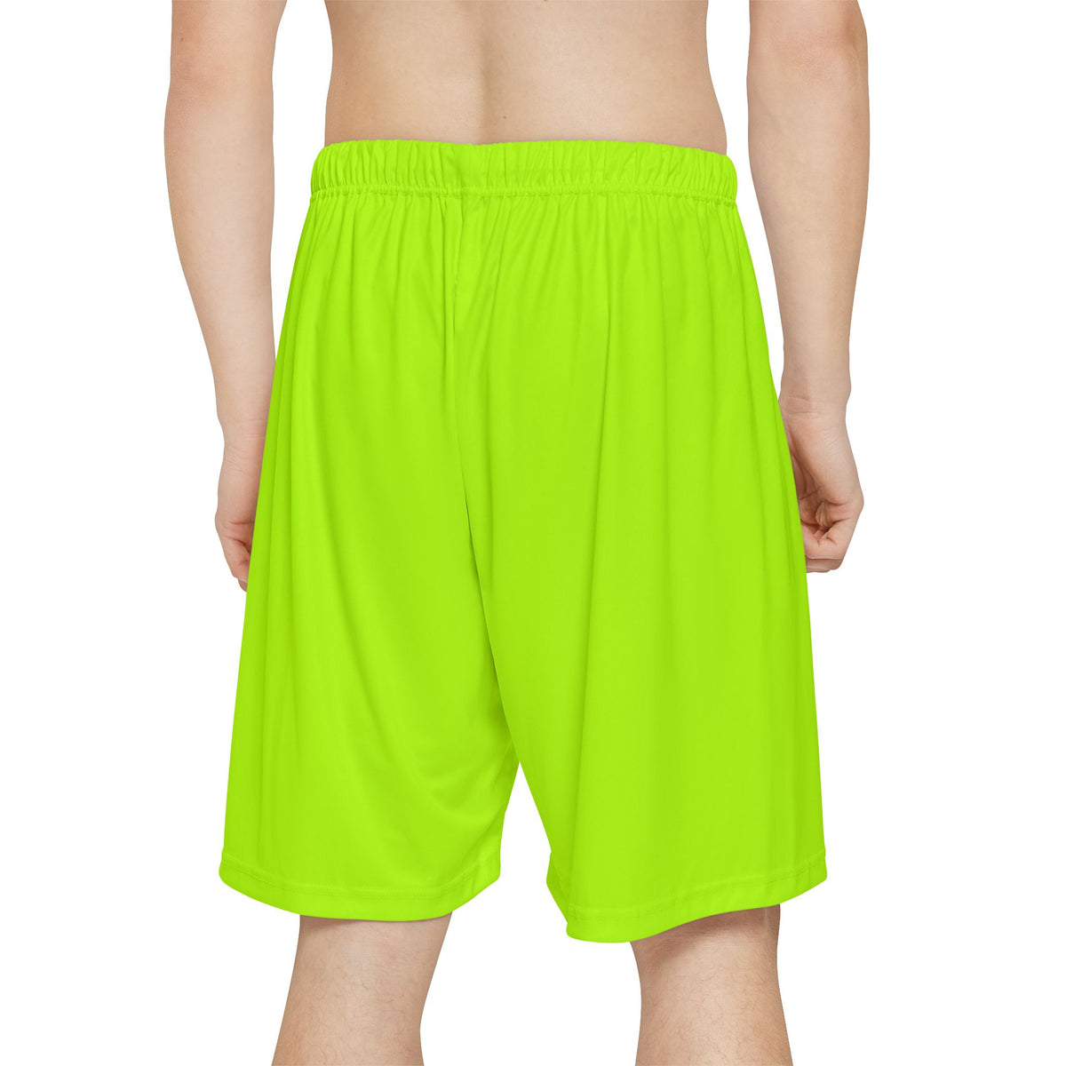 Men's Volt Green Essential Athletic Sports Shorts