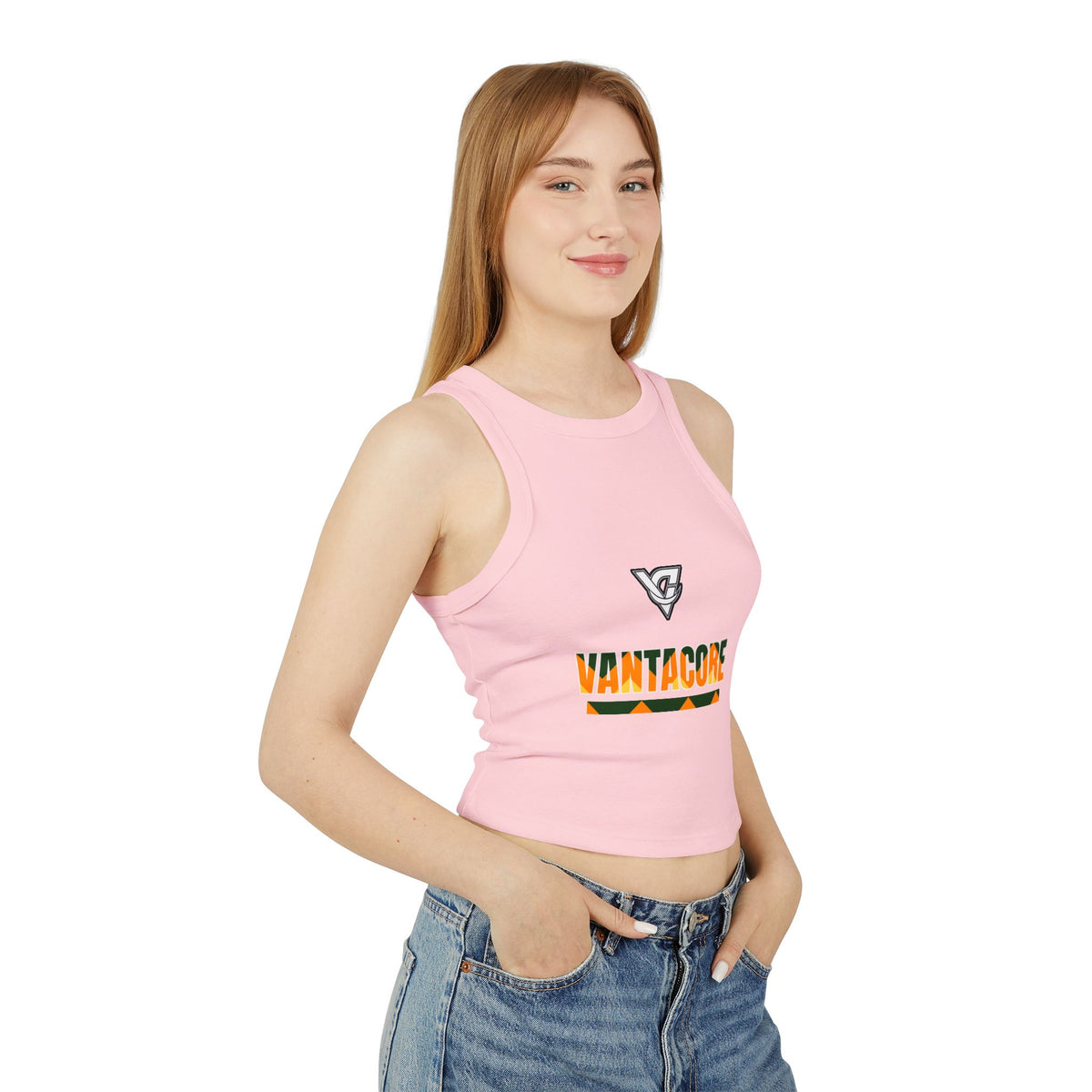 Citrus Chevron Women's Racerback Tank