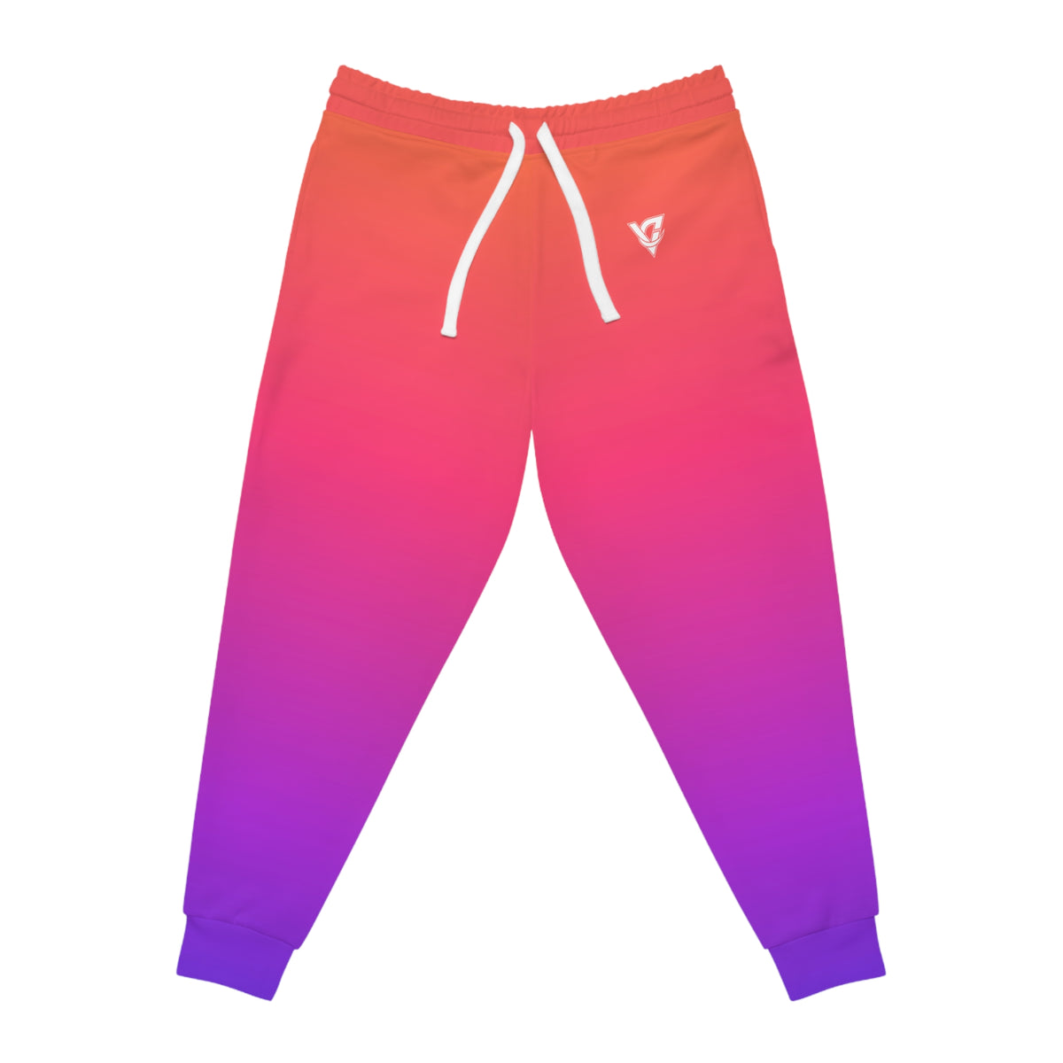 Women's Sunset Ombre Joggers – Colorful All-Over Print Athletic Jogger Pants