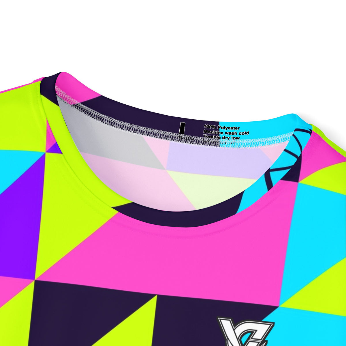 Cycling Violet Volt Prism Block Men's Sports Jersey