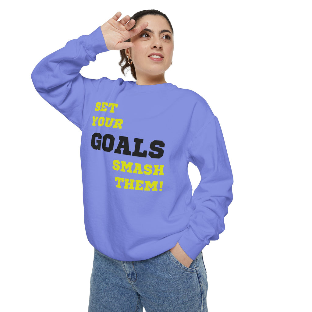 Set Goals | Motivational Crewneck Sweatshirt