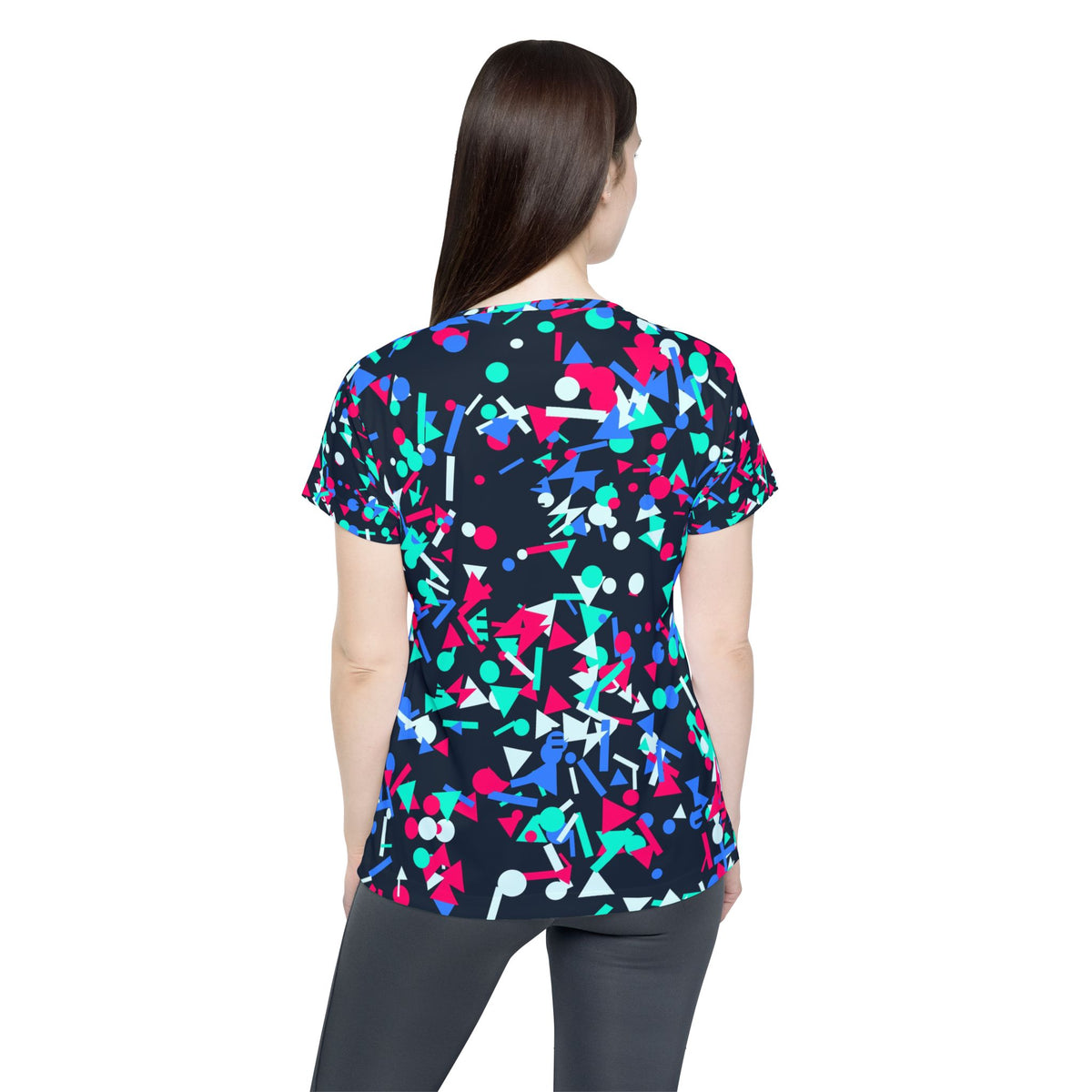 Running Arctic Neon Confetti Pop Women's Sports Jersey