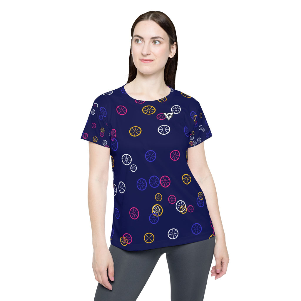 Cycling Royal Flame Icon Storm Women's Sports Jersey