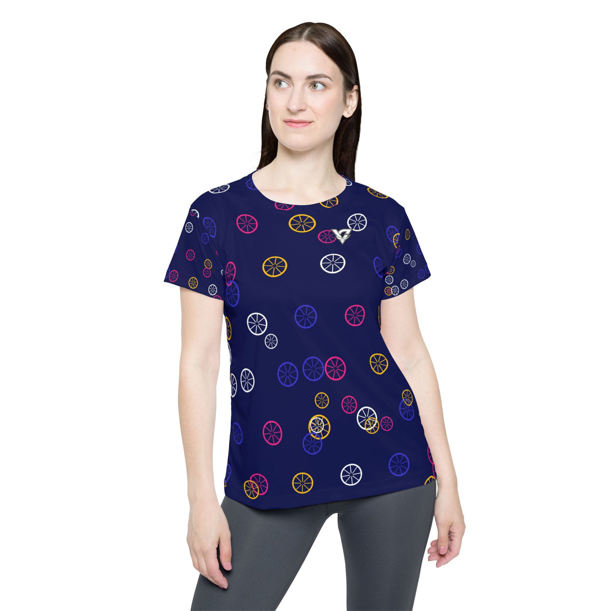 Cycling Royal Flame Icon Storm Women's Sports Jersey