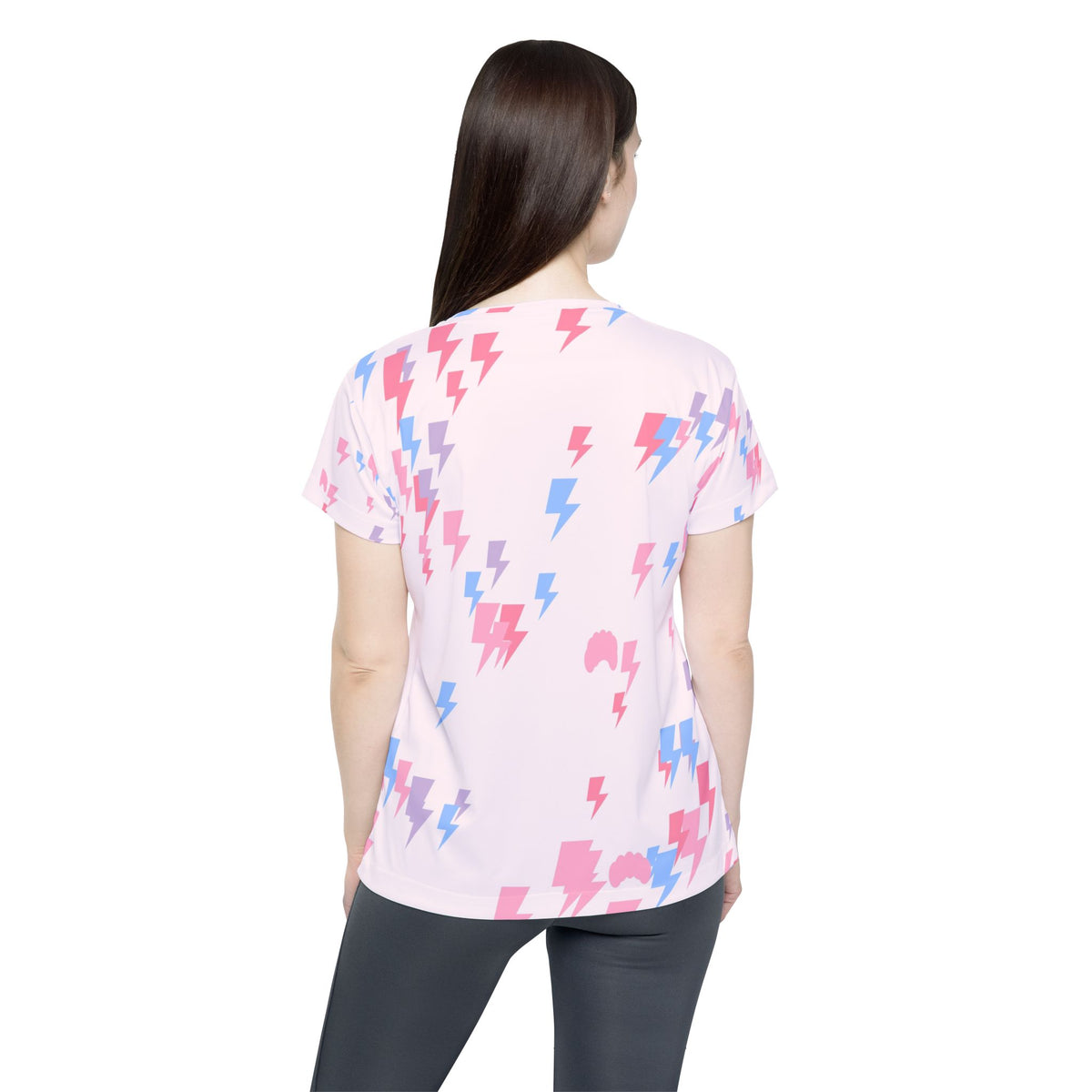 Yoga Cotton Candy Bolt Strike Women's Sports Jersey