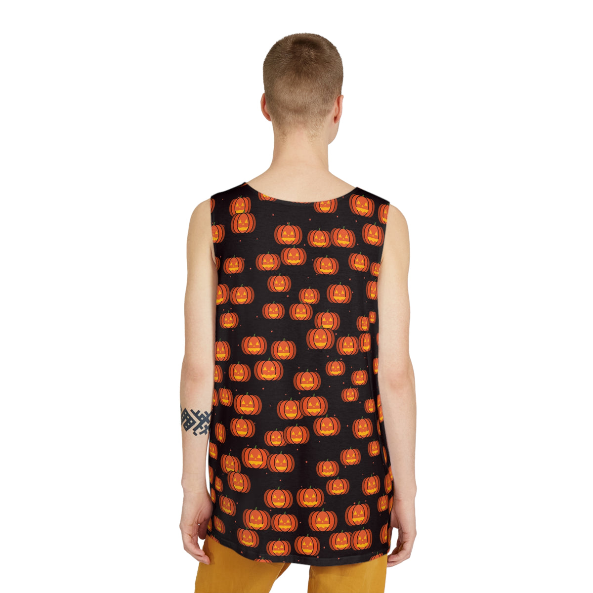 Halloween Blood Moon Jack-O'-Lantern Men's Athletic Tank