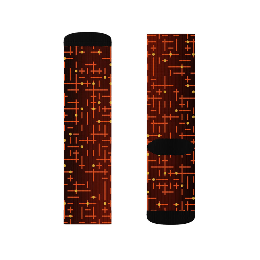 Ember Circuit Athletic Crew Socks
