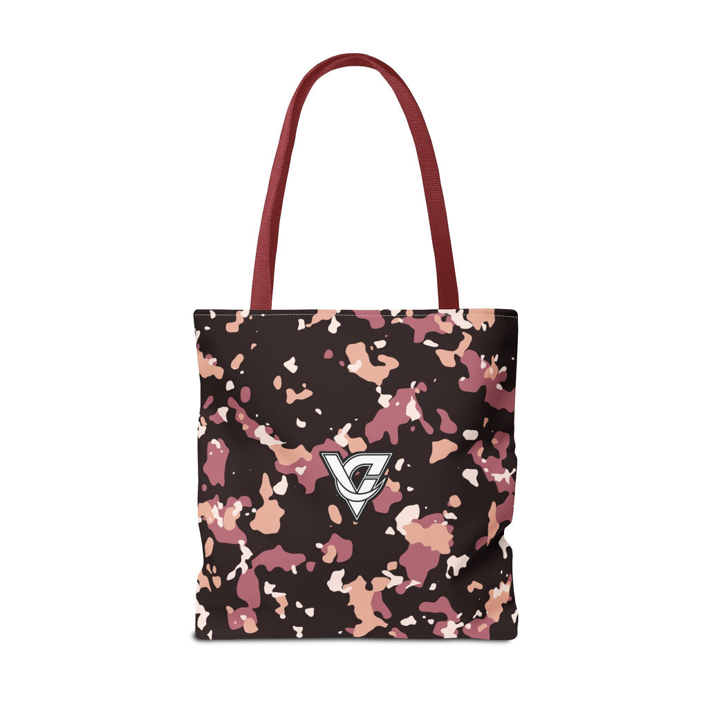 Rose Gold Splatter Tote Bag — All-Over Print Gym & Everyday Tote
