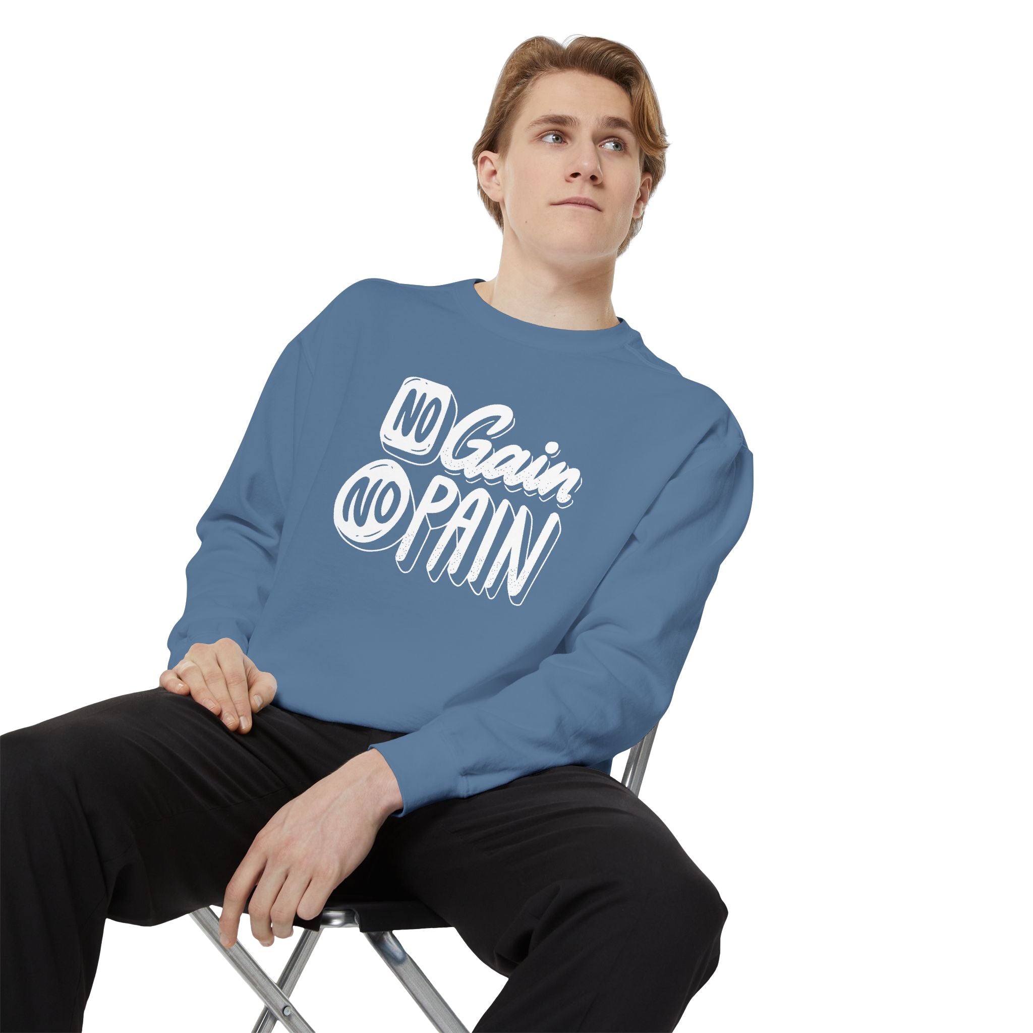 Copy of No Gain No Pain Sweatshirt | Motivational Fitness Crewneck