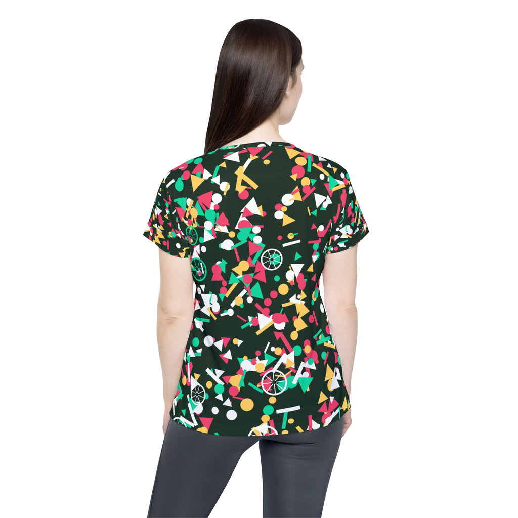 Cycling Watermelon Confetti Pop Women's Sports Jersey