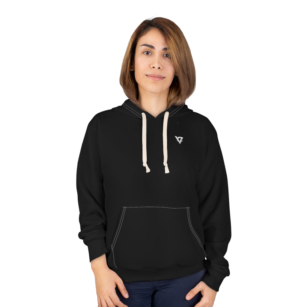 Stealth Black Essential Men's Pullover Hoodie