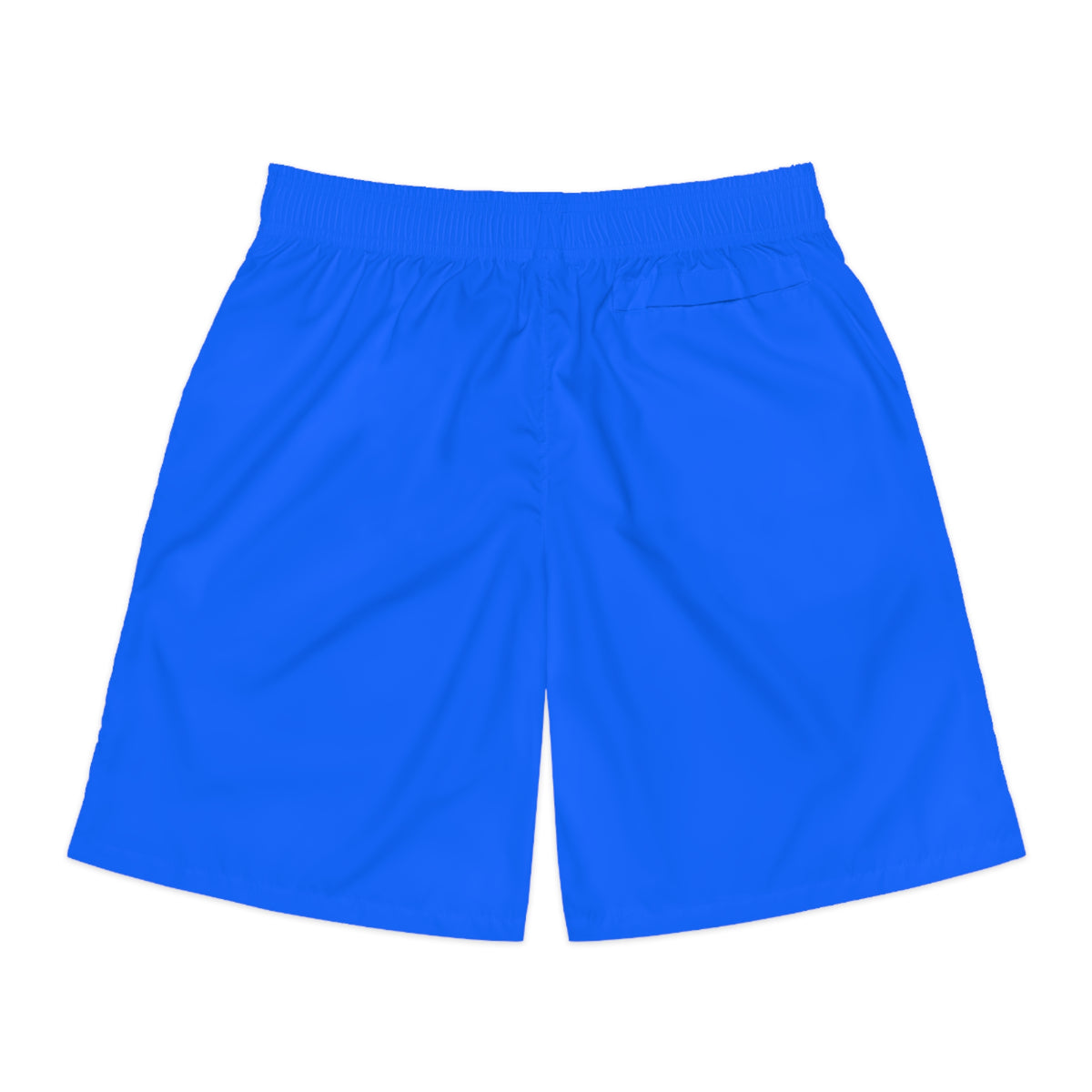 Vantacore Solid Electric Blue Men's Athletic Shorts with Pockets