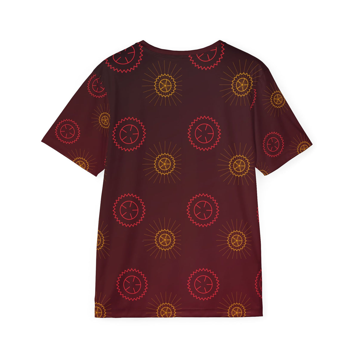 Cycling Crimson Blaze Chainring Men's Sports Jersey