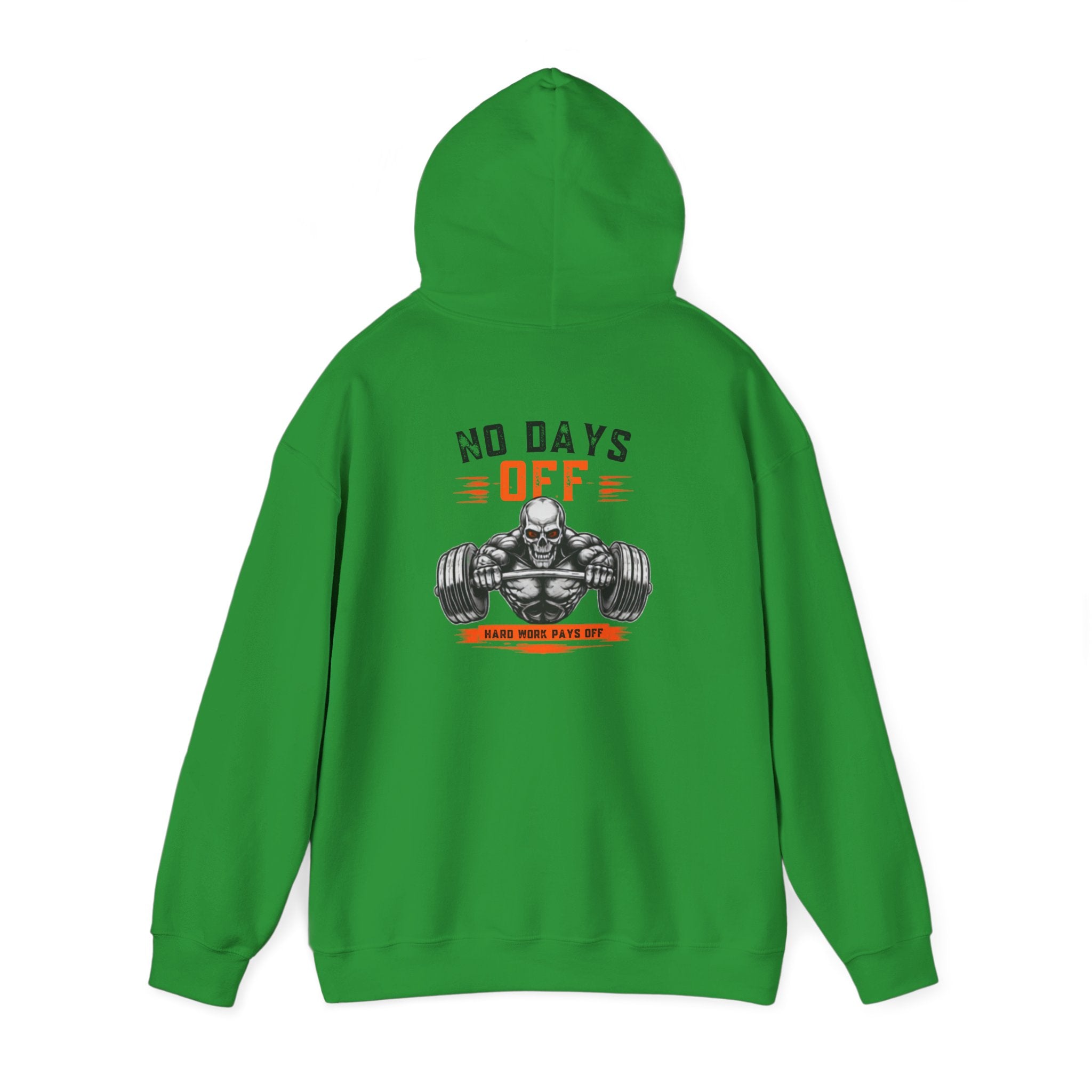 No Days Off | Heavy Hooded Sweatshirt